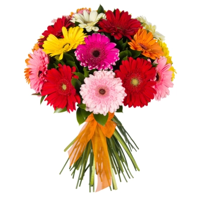 Букет «Мамба» – взрыв красок из оранжевых, лиловых и розовых гербер Алатырь Чувашская Республика Букет «Мамба» – взрыв красок из оранжевых, лиловых и розовых гербер Алатырь Чувашская Республика