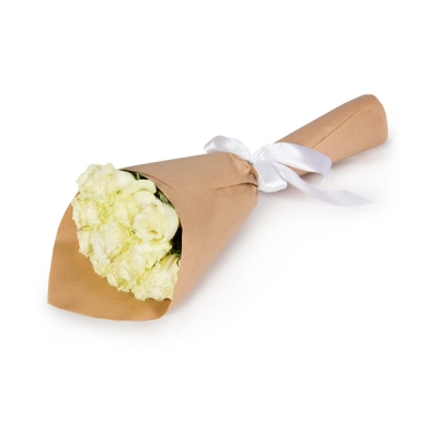 Букет из белых роз в крафте Алатырь Чувашская Республика Букет из белых роз в крафте Алатырь Чувашская Республика